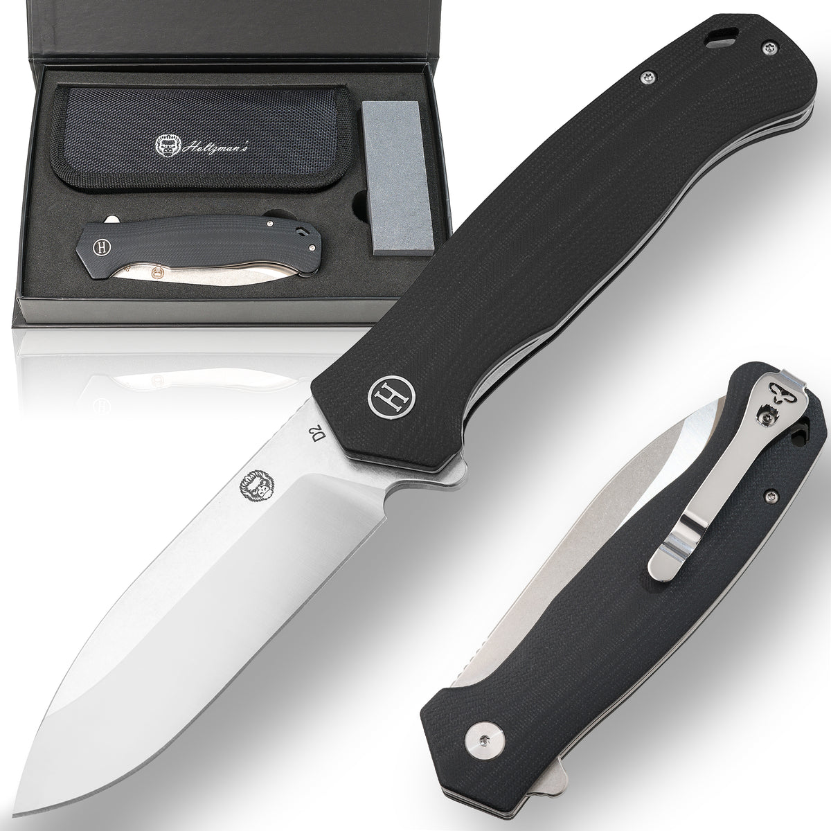 The Wild Trail Folding Pocket Knife Giftset for Men and Women