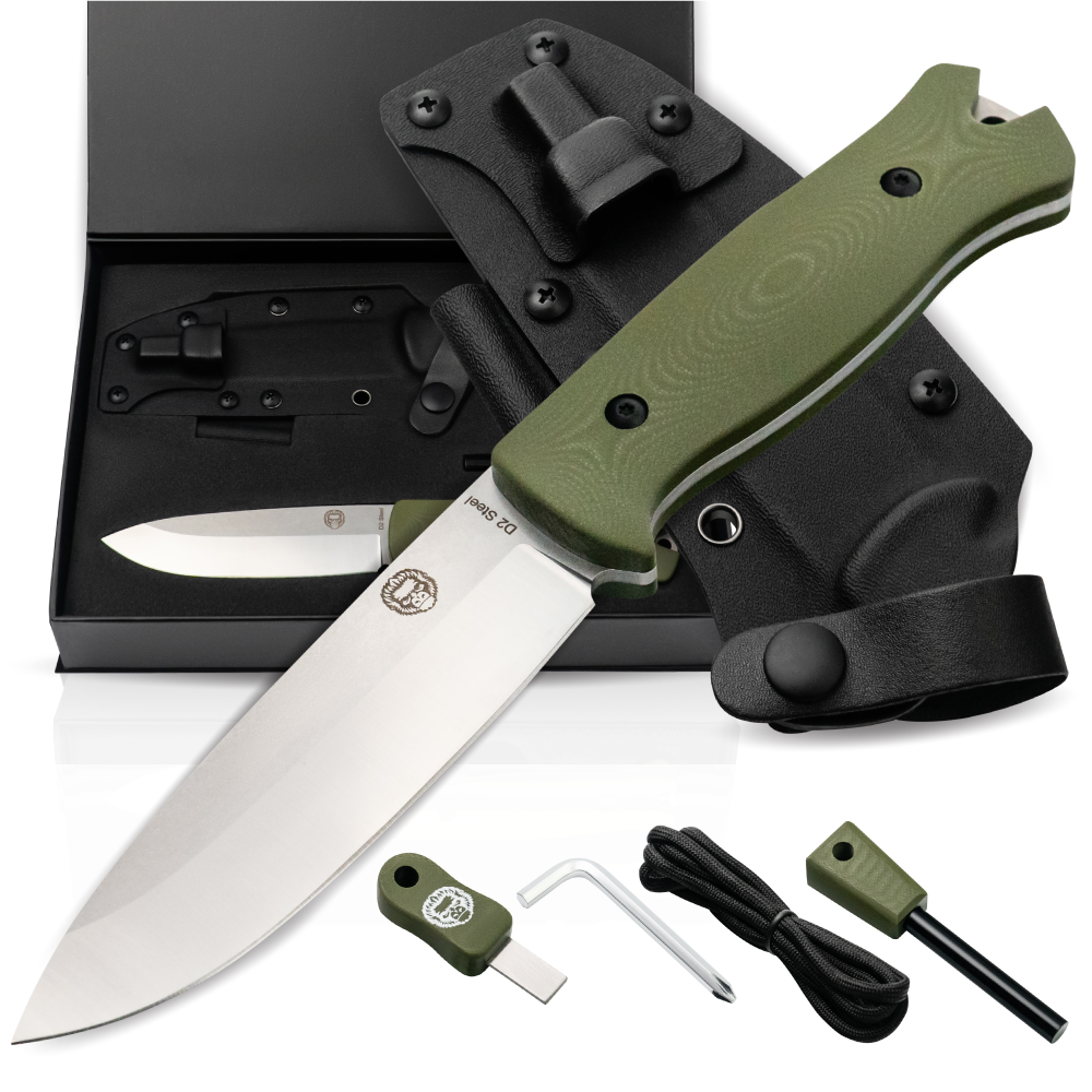 Bushcraft Survival Camping Knife Men's Gift Set