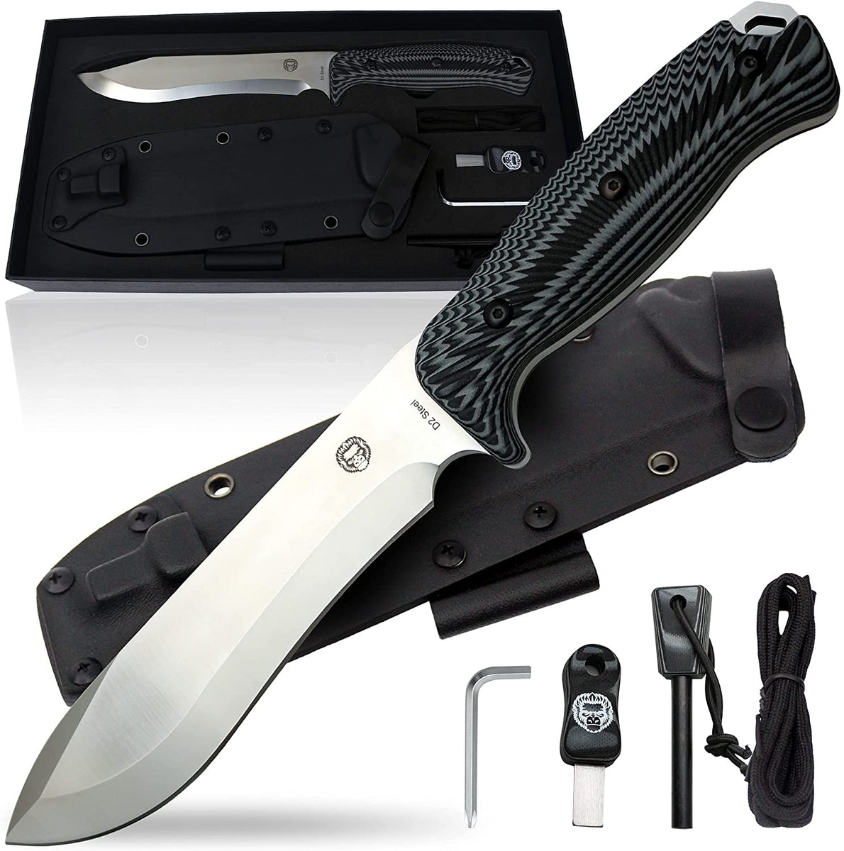 Large 1095 Survival – Holtzman\'s orders $150 Gorilla FREE | for Survival SHIPPING Knife