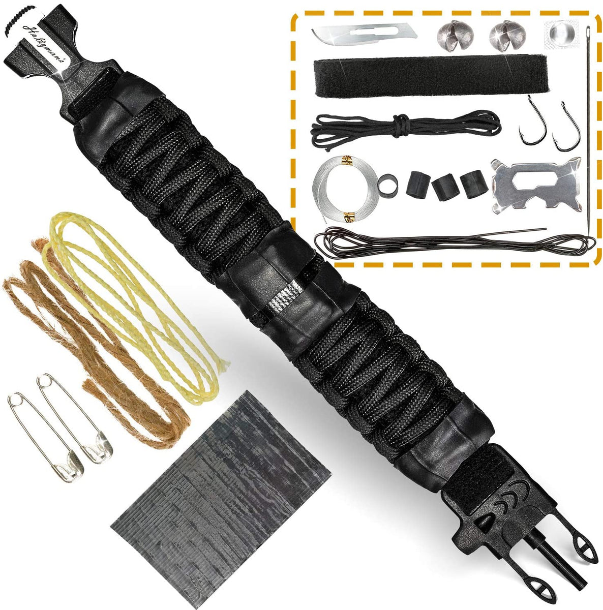 paracord survival gear 25-in-1 Extreme Survival Paracord Bracelet