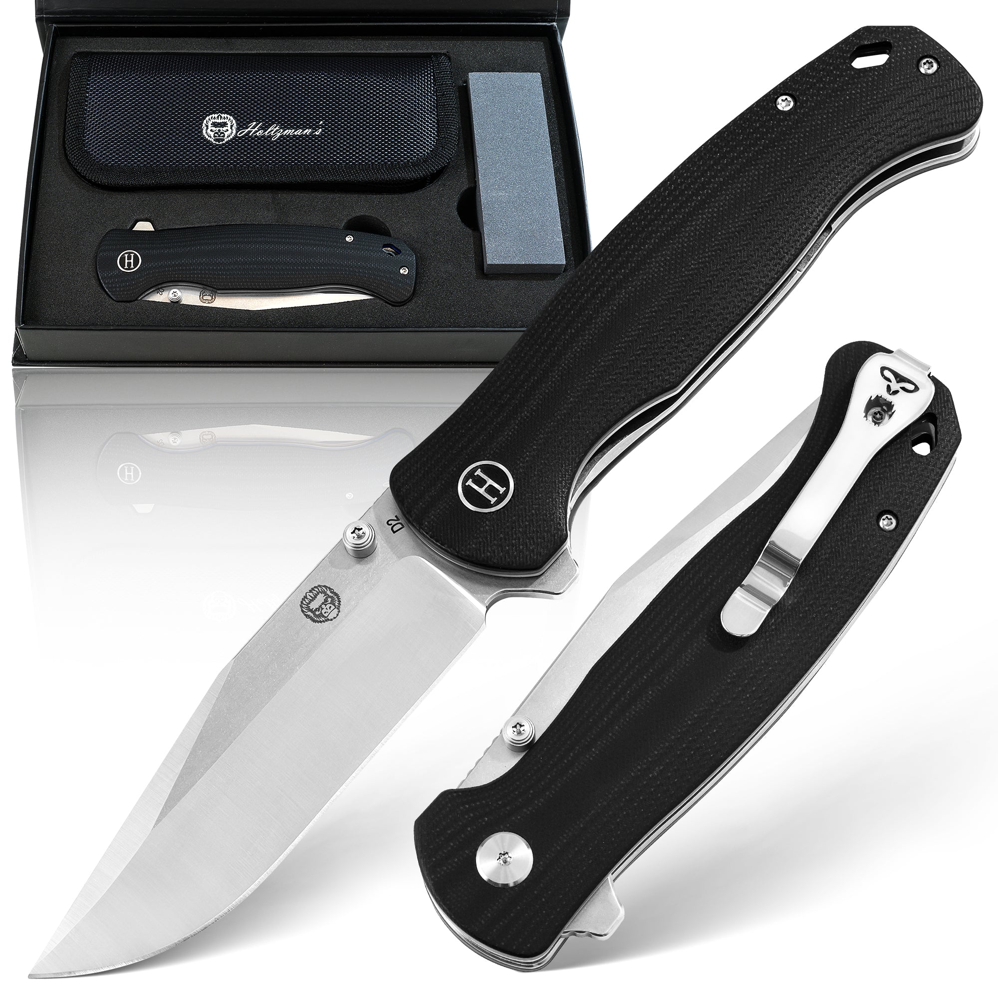 The Wrangler Folding Pocket Knife Giftset for Men and Women