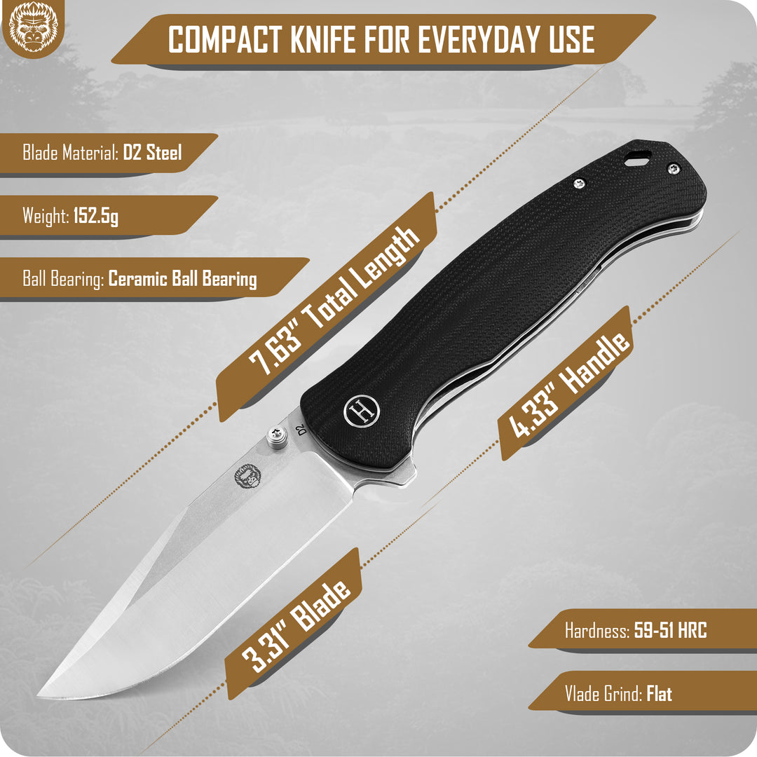 The Wrangler Folding Pocket Knife Giftset for Men and Women