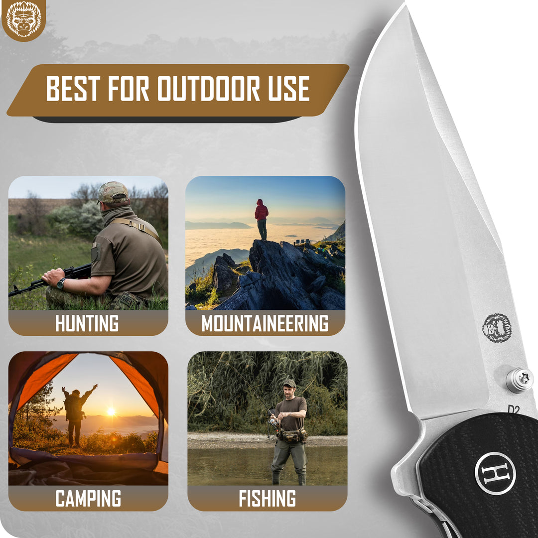 The Wrangler Folding Pocket Knife Giftset for Men and Women
