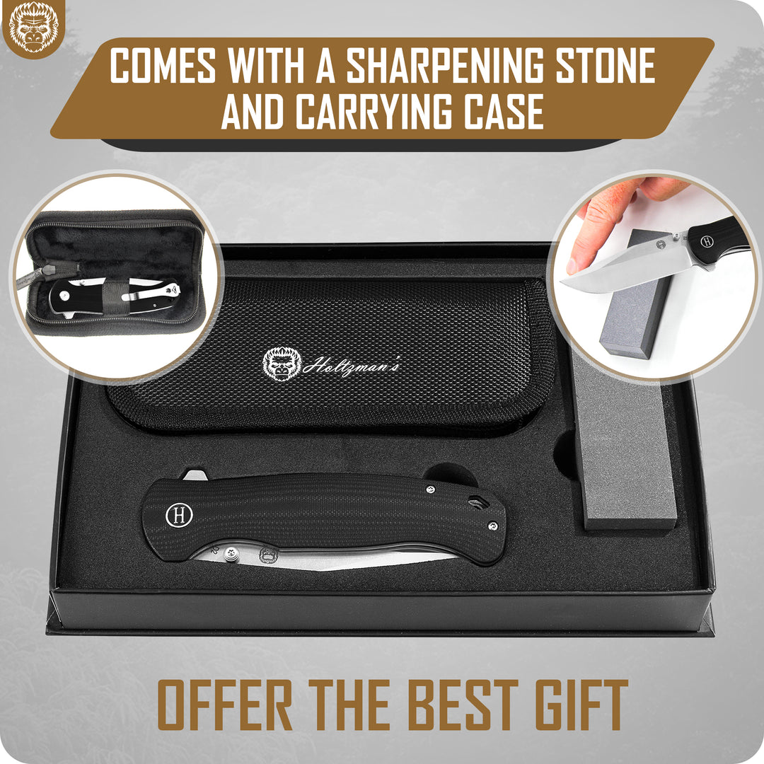 The Wrangler Folding Pocket Knife Giftset for Men and Women