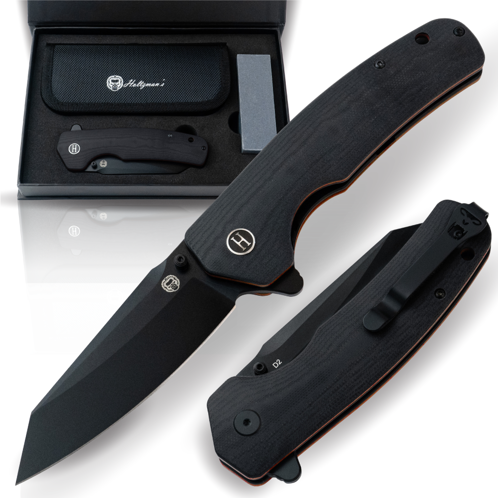 The Clip Point Folding Pocket Knife Giftset for Men and Women