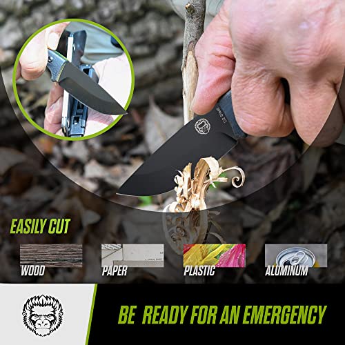 The Baby Bloodline Survival Knife Giftset for Outdoors (Black