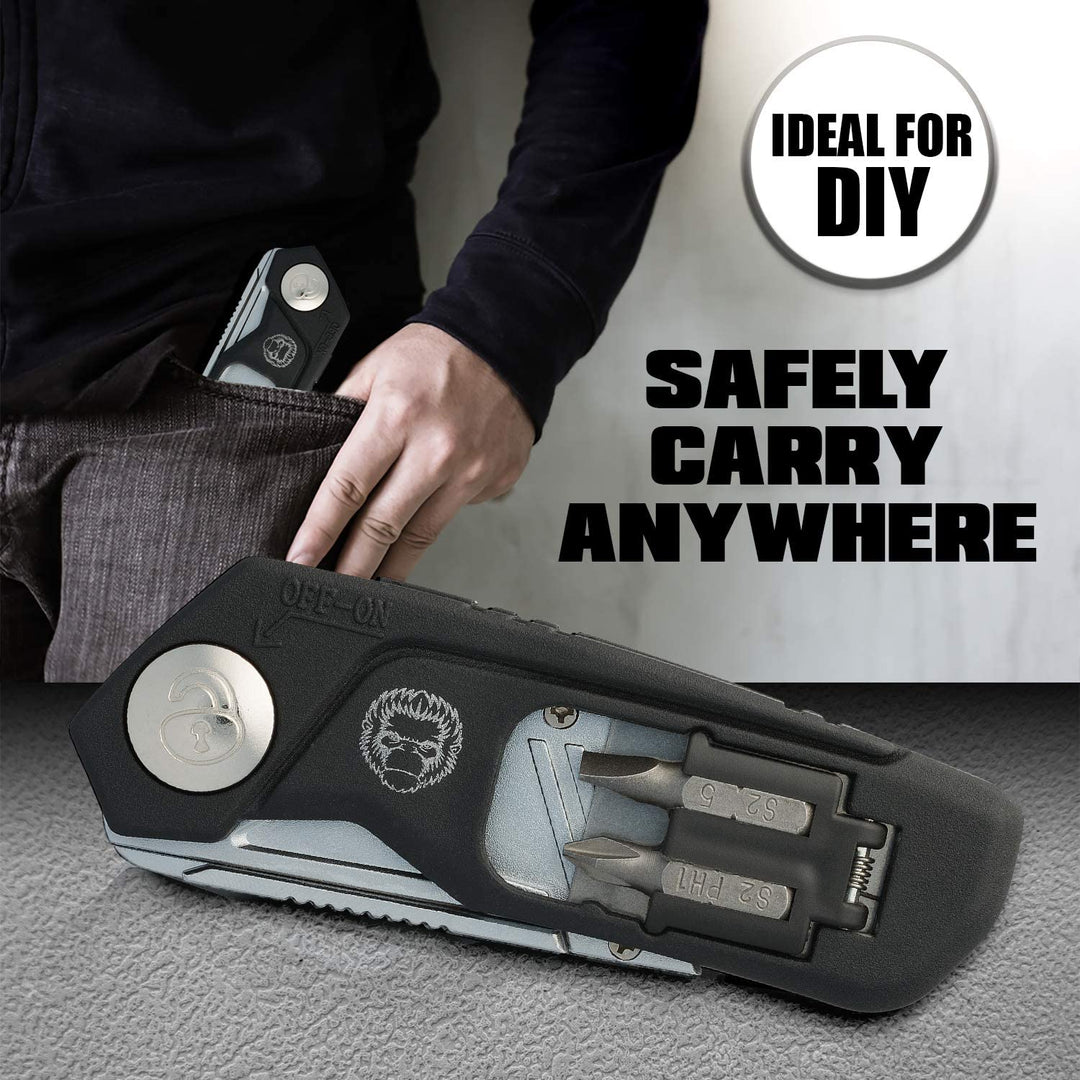 Premium Folding Lockback Utility Knife Gift Set – Holtzman's