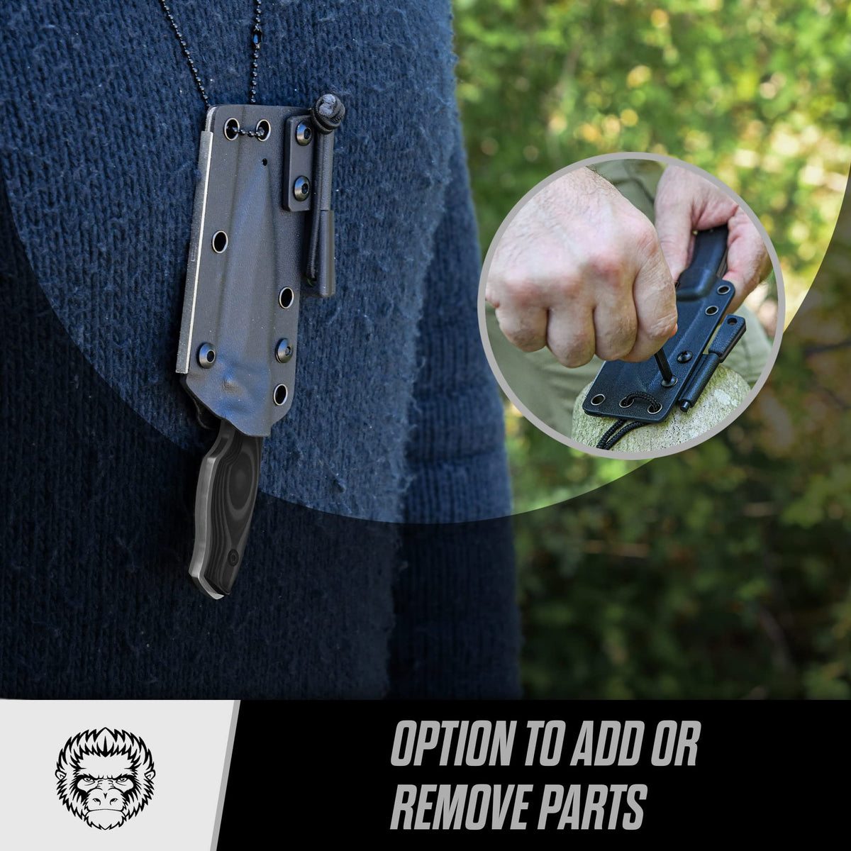 Ultimate Silverback Survival Knife Gift Set for Outdoor Enthusiasts