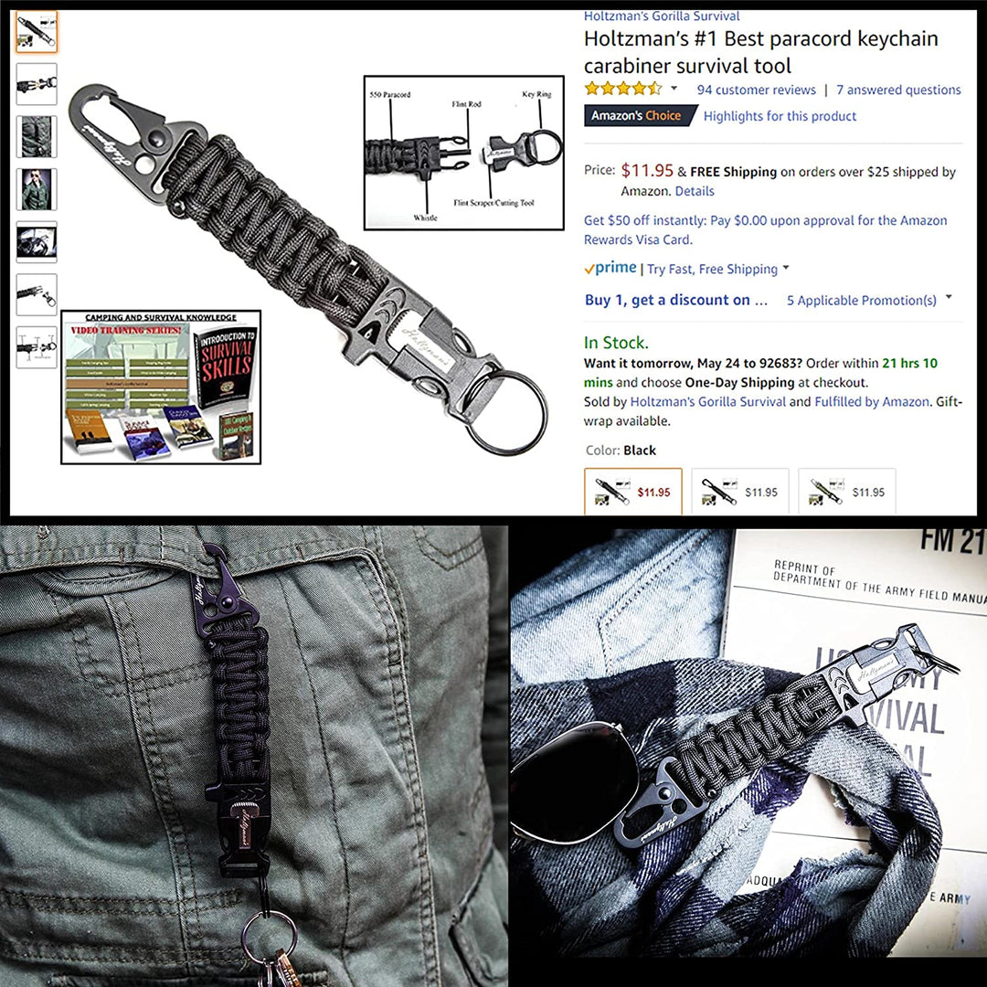Emergency Survival Kit | Ultimate 98-in-1 Outdoor Multi